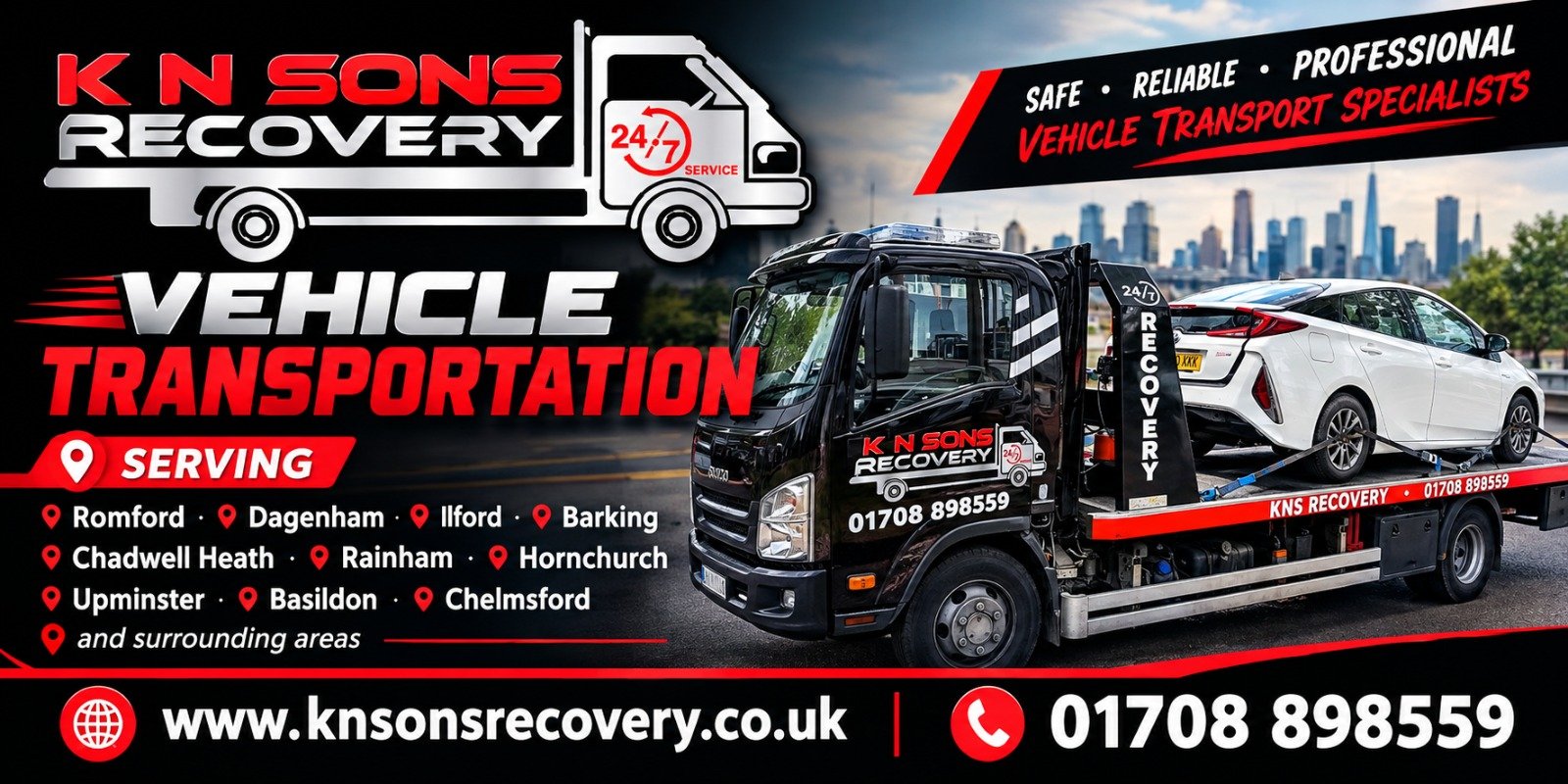 KnSons Recovery LTD - Reliable Towing and Vehicle Recovery Services in England
