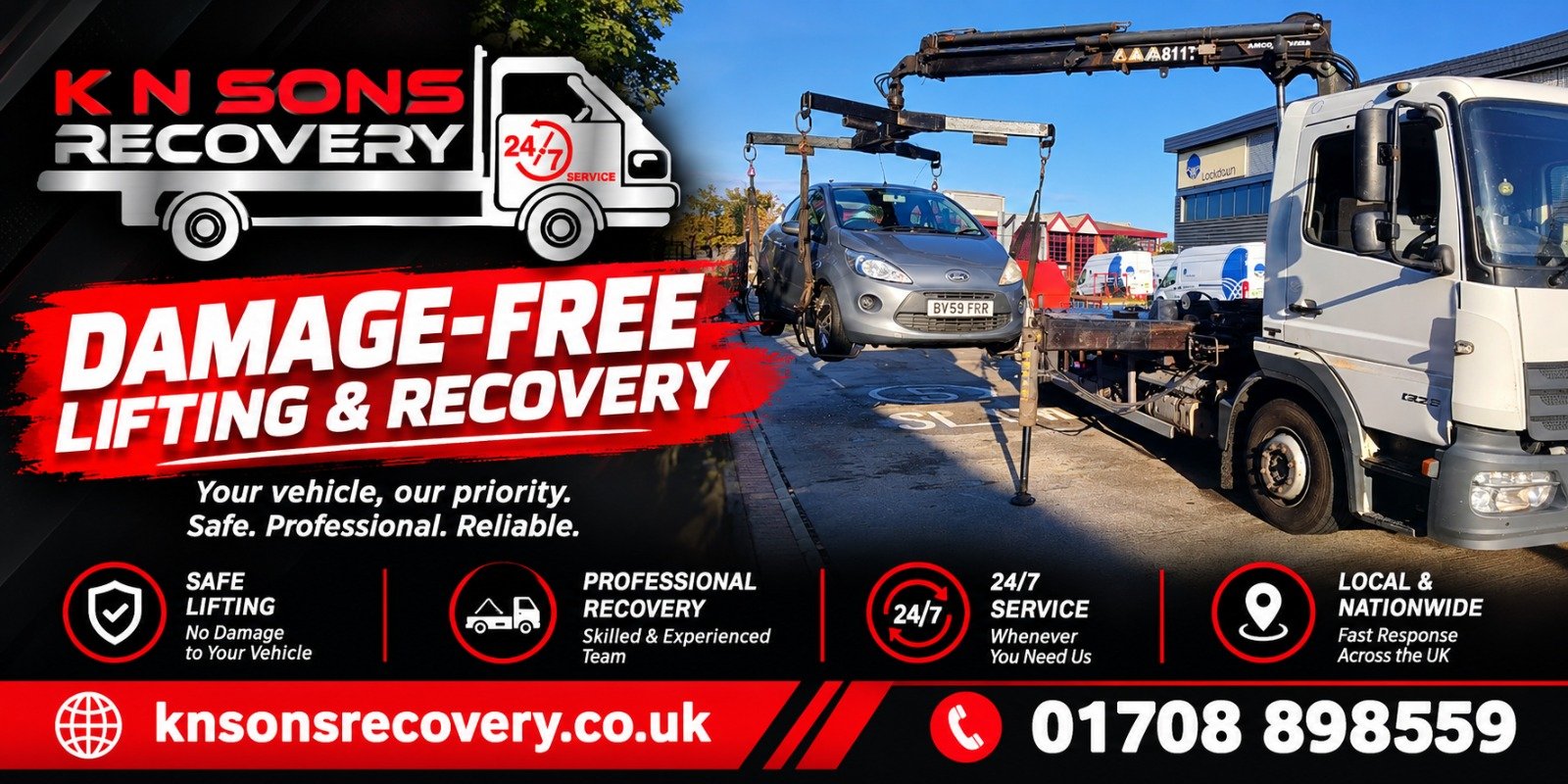 KnSons Recovery LTD - What to Do When Your Vehicle Breaks Down in England